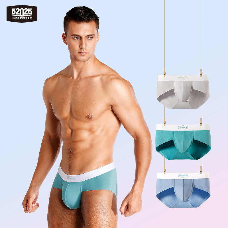 Multi Pack Underwear - 52025 남성용 모달 브리프(3팩) – 부드럽고